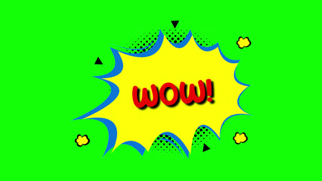 cartoon-wow-Comic-Bubble-speech-loop-Animation-video-transparent-background-with-alpha-channel.